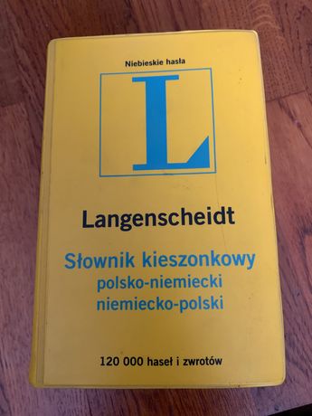 Słownik kieszonkowy Polsko-Niemiecki firmy Langenscheidt