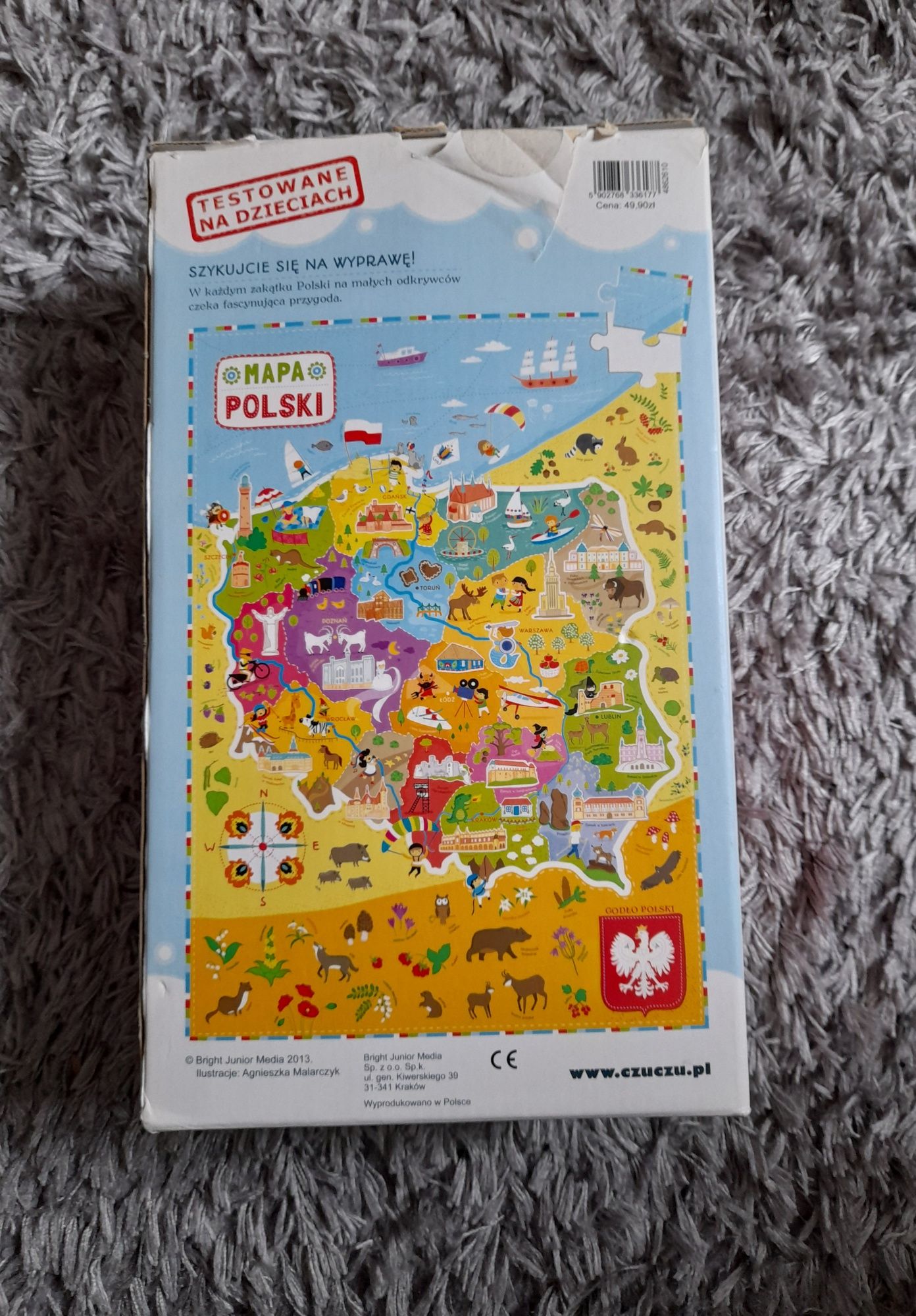 Puzzle mapa Polski Czu Czu