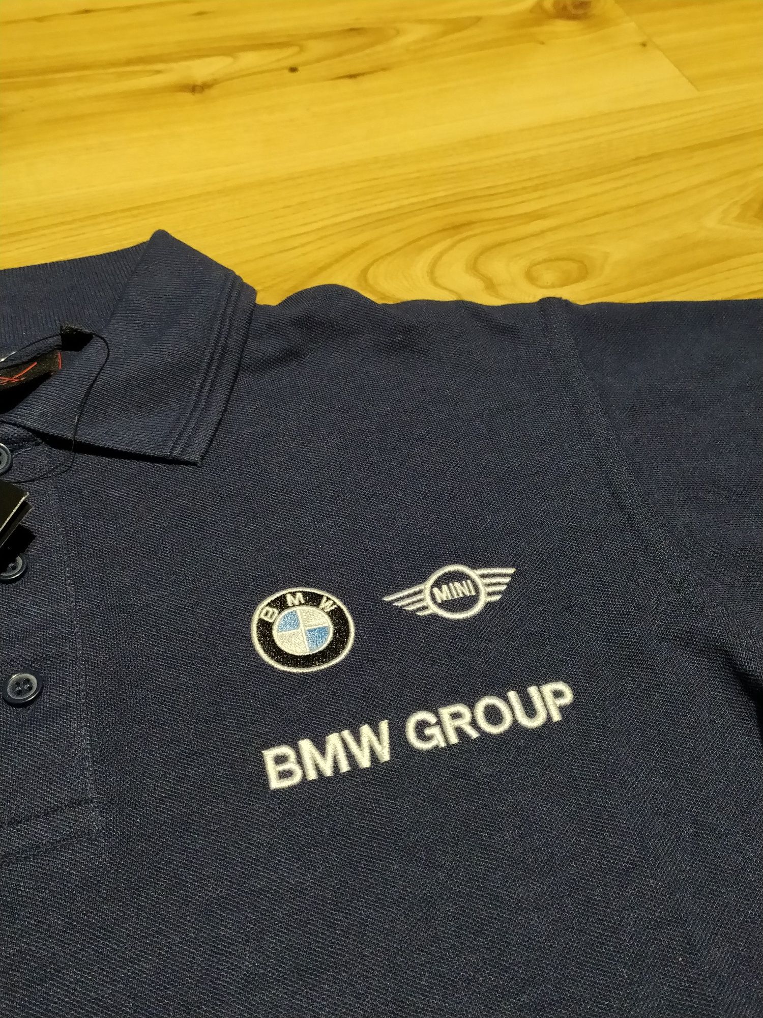 Nowa Granatowa Koszulka Polo BMW Group