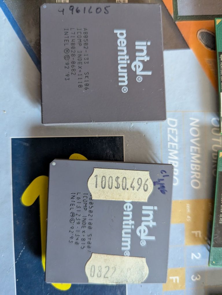 Vendo processadores antigos