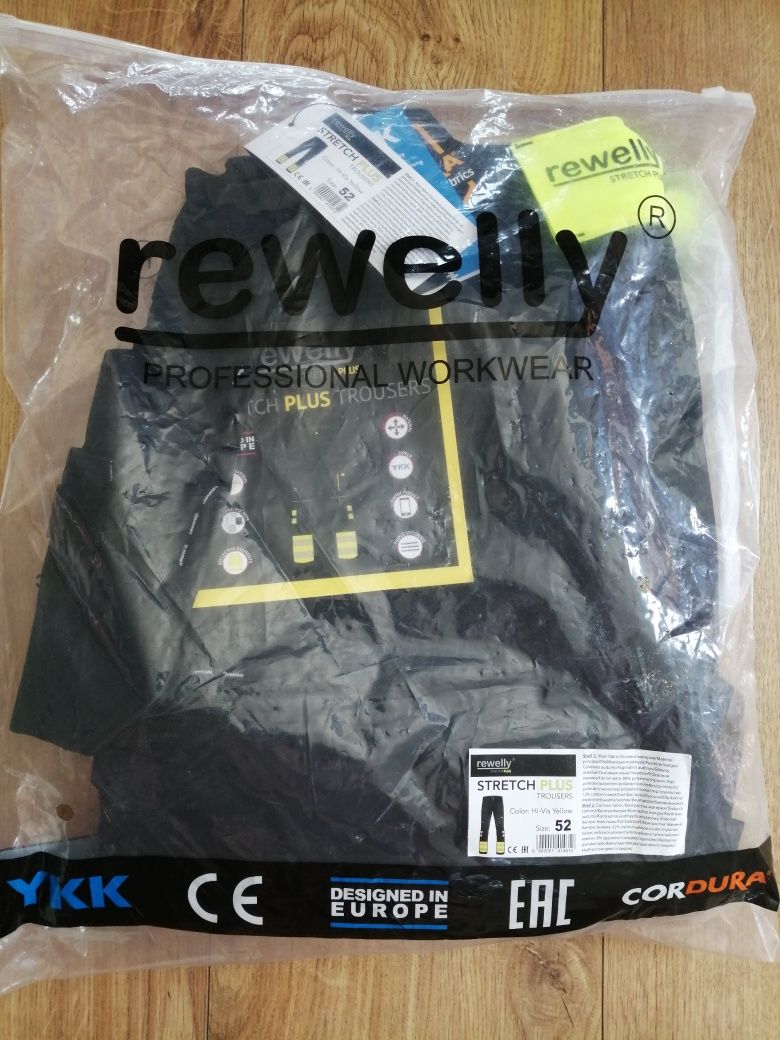 Spodnie robocze Rewelly Stretch Plus r. 52