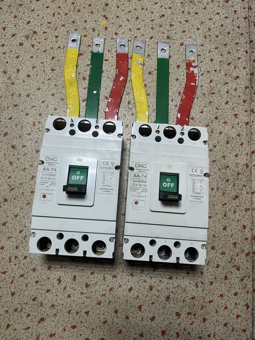 автоматический выключатель CNC BA-74 250A