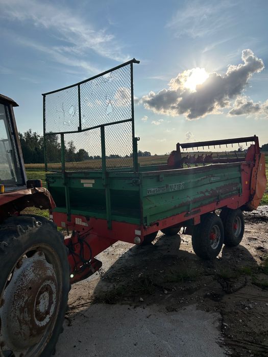 Rozrzutnik obornika Warfama / 6 T z burtami nadstawkami