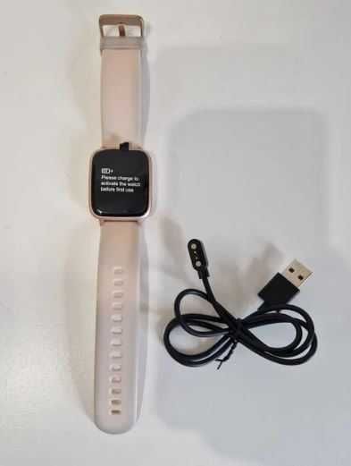 Smartwatch - Health Tracker na android i Iphone - beżowa bransoleta