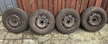 4x Felgi stalowe + opony DĘBICA Passio 2 165/70R14 81T - VW Polo