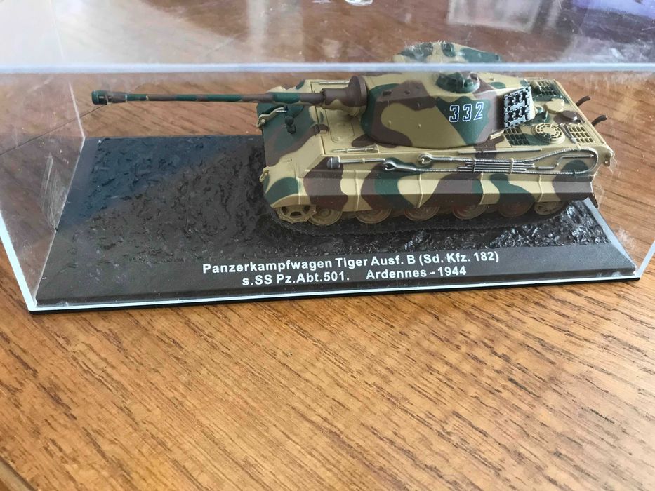 2 Tanques Panzer Tiger 2ª guerra escala 1/72