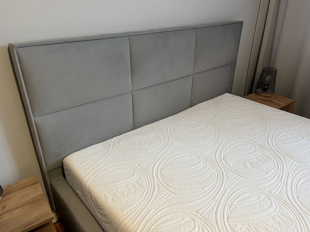 Zestaw 140x200 łóżko + materac + stelaż z górnej półki MKFoam