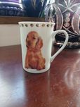 Porcelanowy kubek kubek z pieskiem do kawy herbaty pies