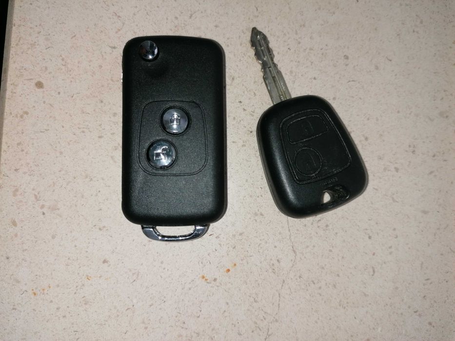 Chave tipo canivete para Citroën xsara Picasso