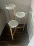 Kwietnik IKEA SATSUMAS  bambus biały 78cm