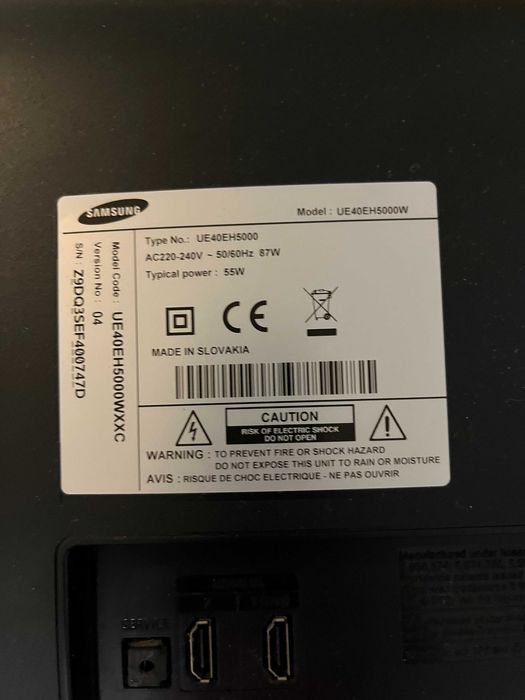 TV Televisão Samsung UE40EH5000