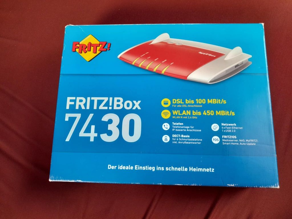 FRITZBOX 7430 wraz z reapeaterem Fritz