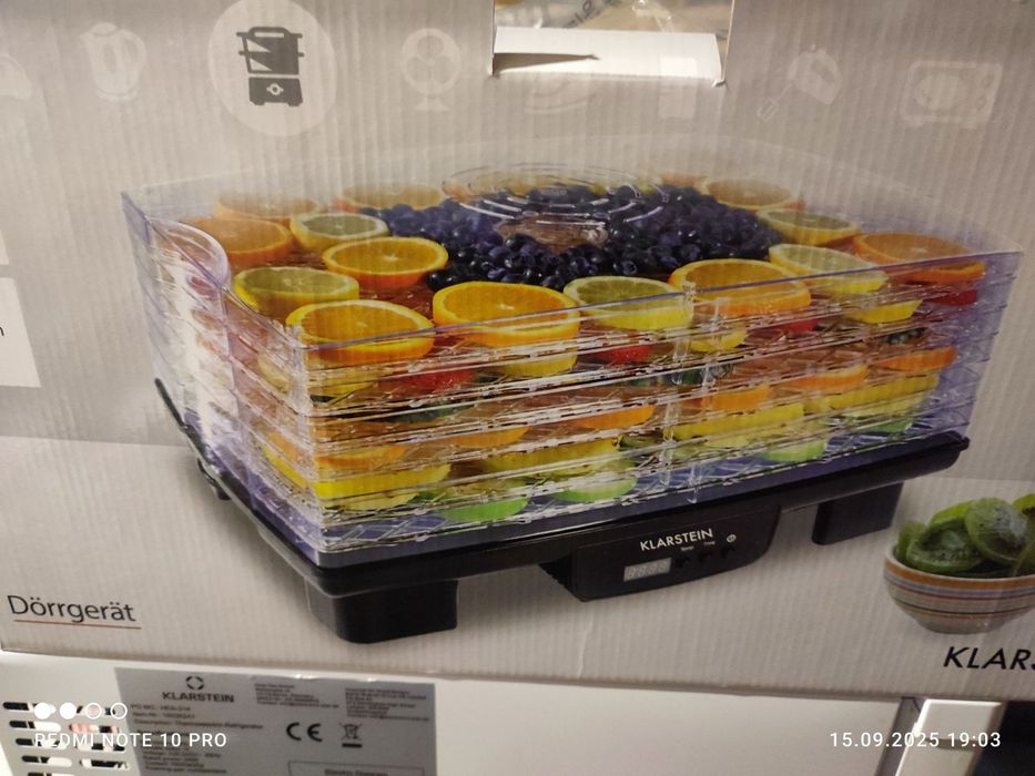 Дегідратор сушарка для овочів та фруктів