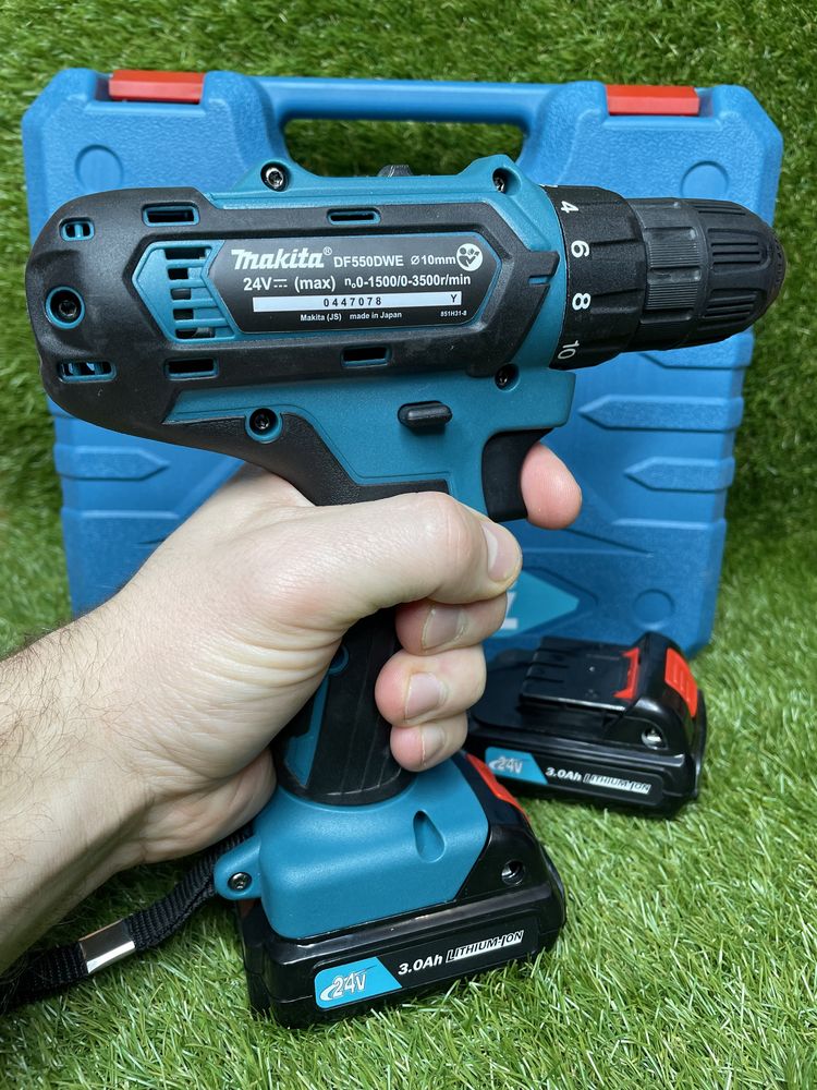 РОЗПРОДАЖ/Акумуляторний шуруповерт Makita DF 550 DWE 24V 5.0A/макита