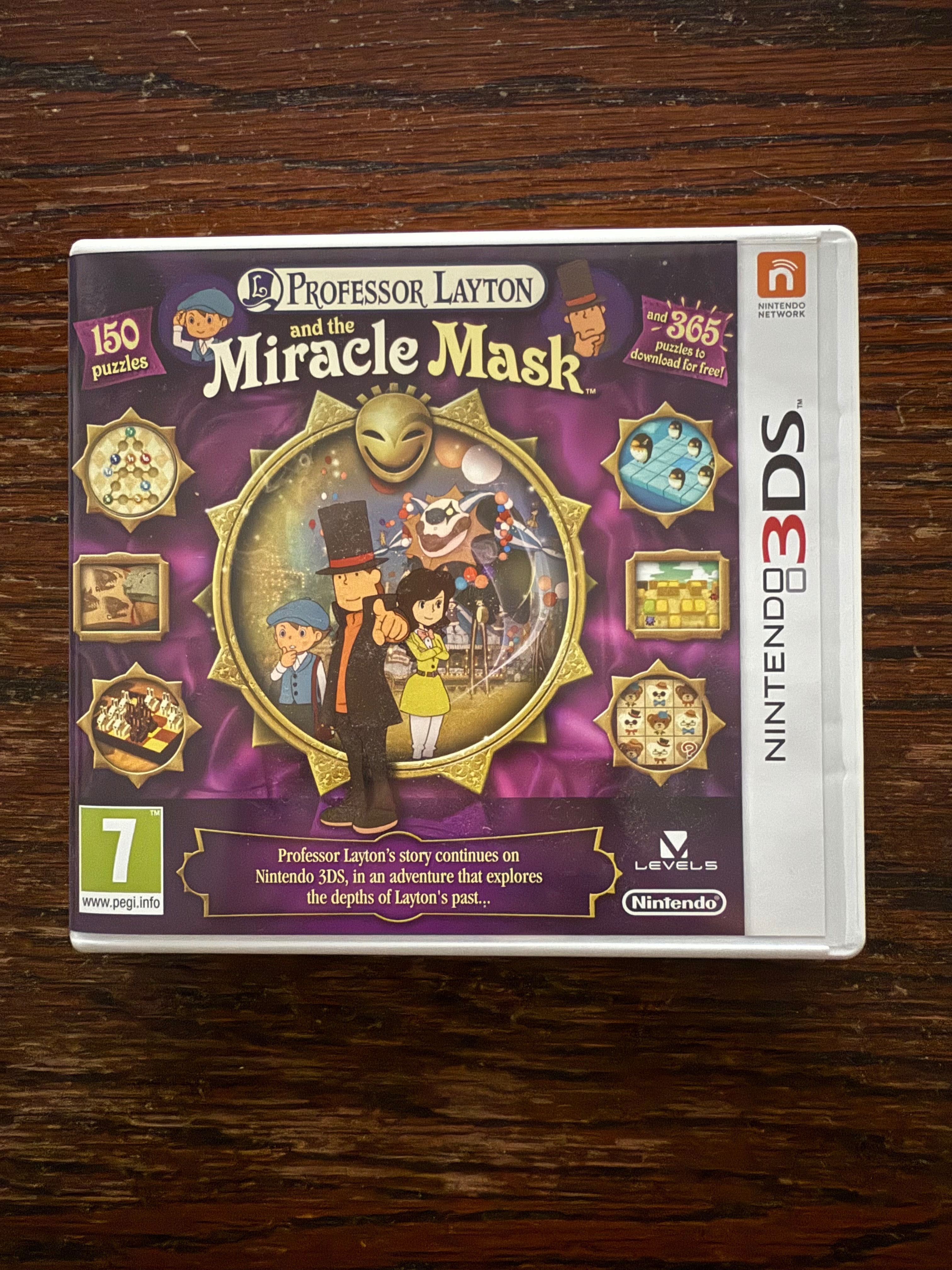 Jogo Nintendo 3DS - Professor Layton and the Miracle Mask