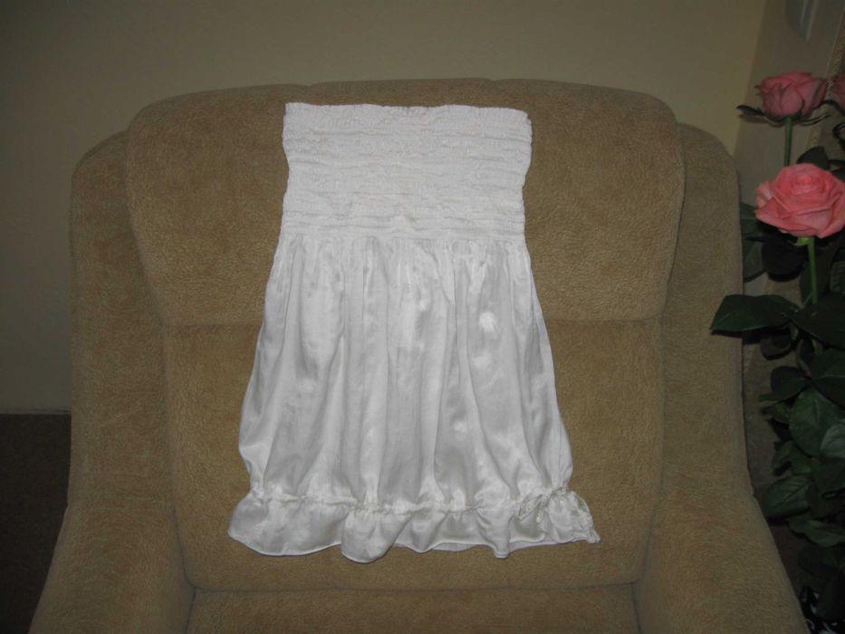 Атласный корсет топ