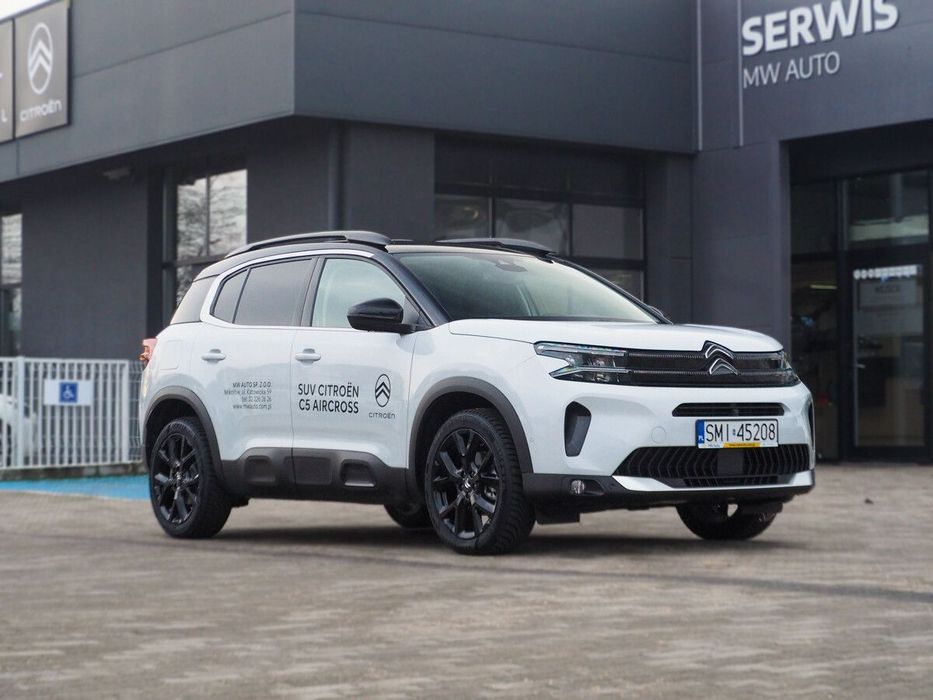 Citroën C5 Aircross MAX Hybrid 136 ë-DSC6, Gwarancja Producenta! Niski przebieg! Pełne ASO