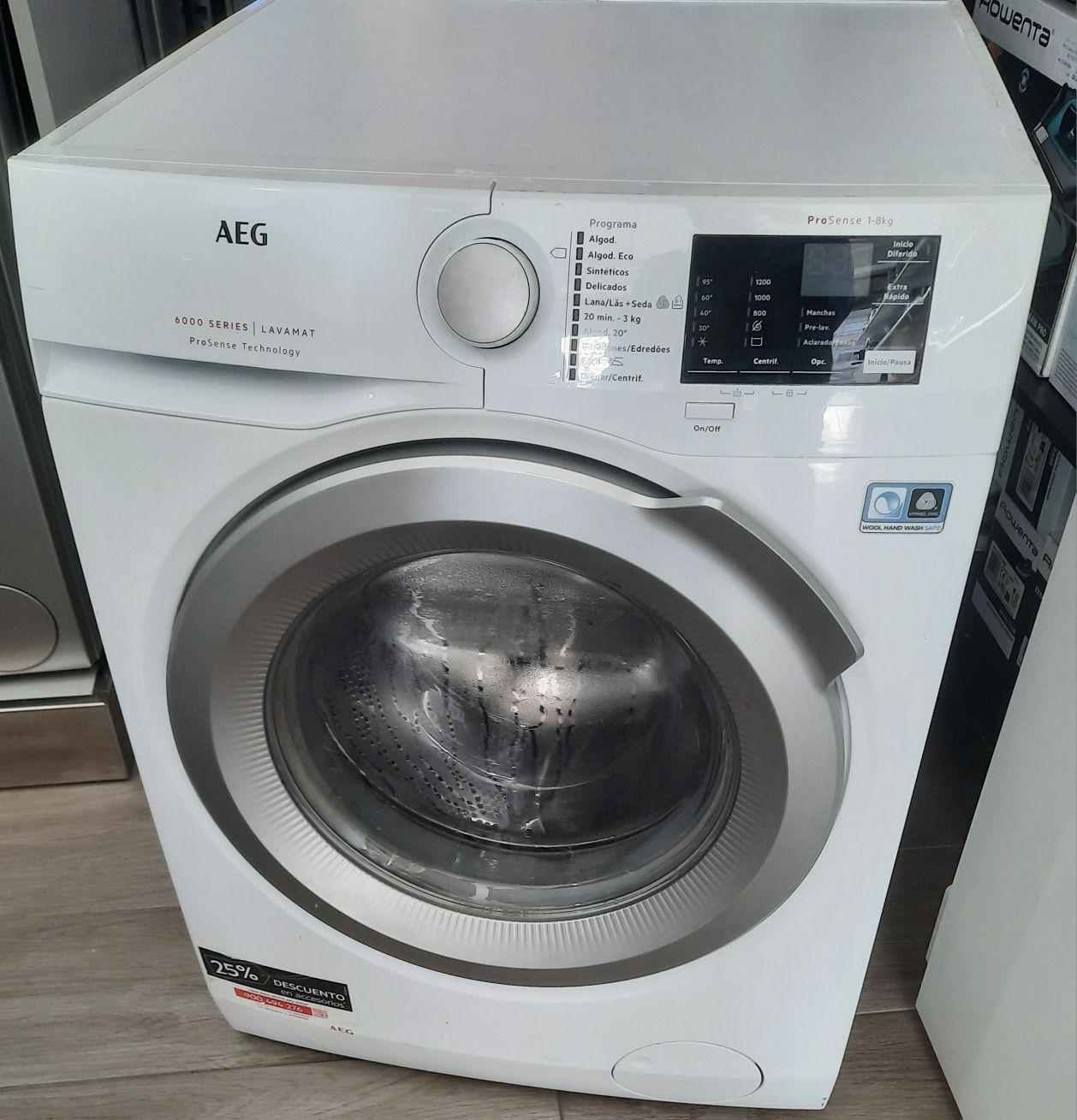 Maquina lavar AEG 8kg
