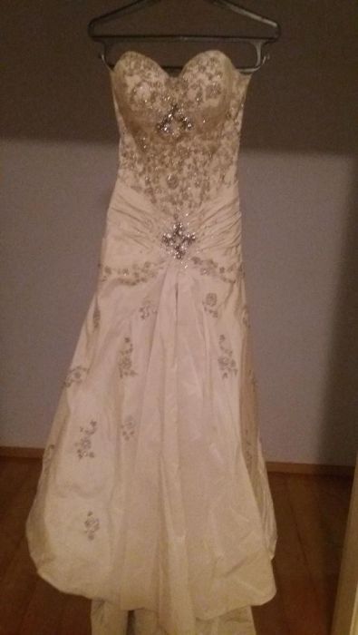 Эксклюзивное свадебное платье с камнями SWAROVSKI!!!