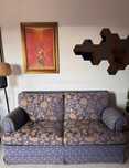 2 sofas, 1 is a bed sofa, very cozy