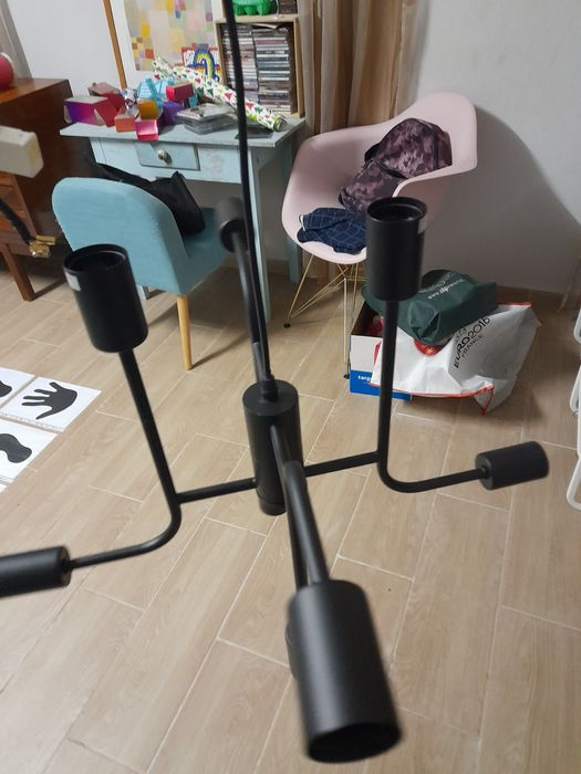 Candeeiro metálico industrial