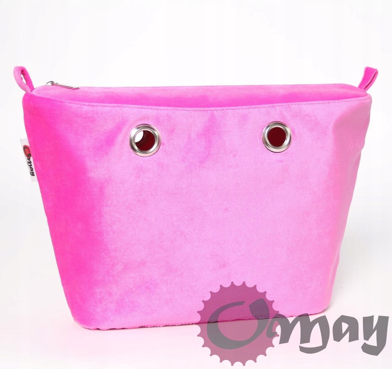 organizer OBAG URBAN MINI welur różowy velvet 2 kieszenie VIP OMAY