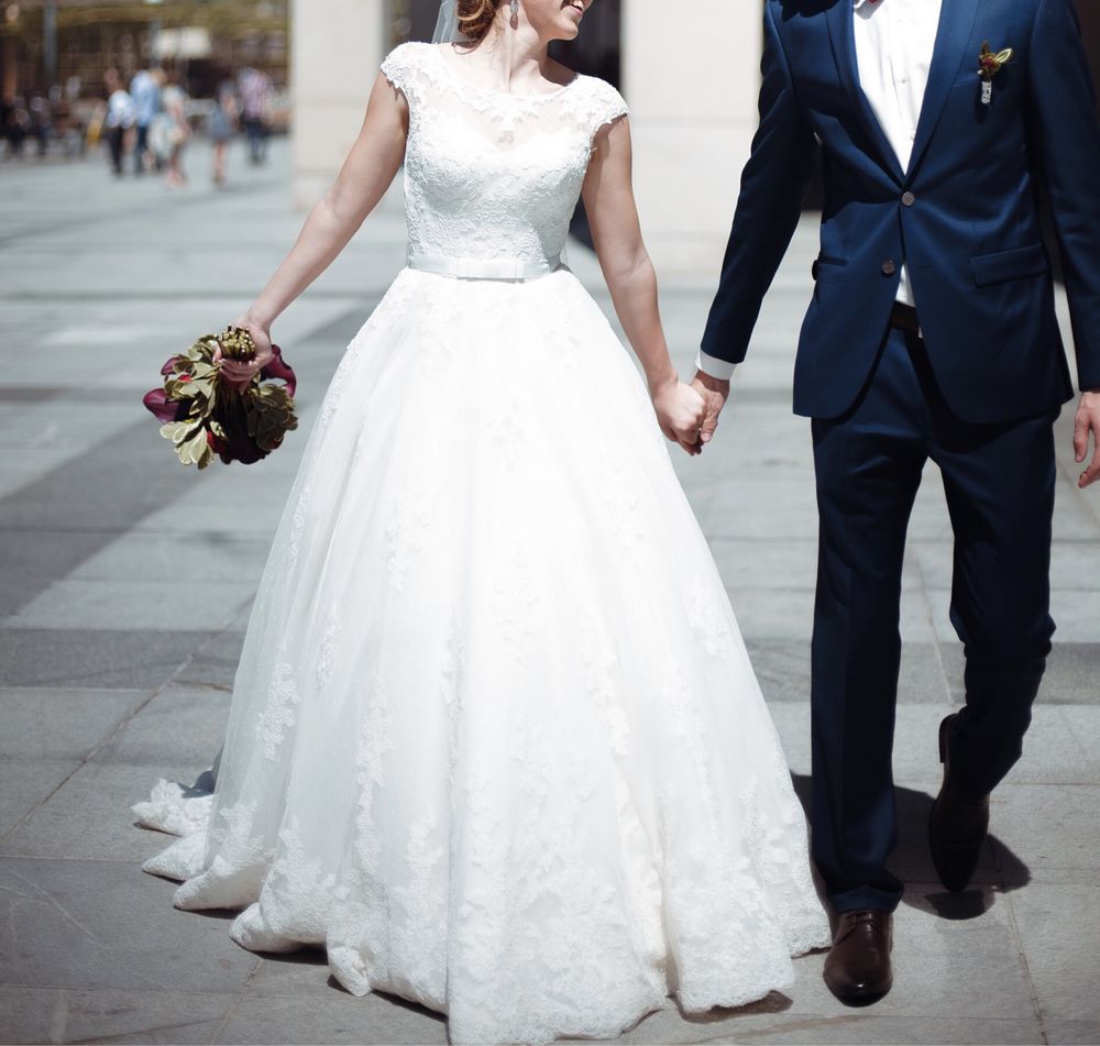 дизайнерська весільна сукня, Дніпро, айвори