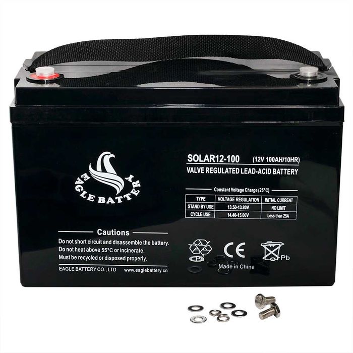 Акумулятор  GEL 12V 100Ah   29 кг (Solar12-100) Eagle