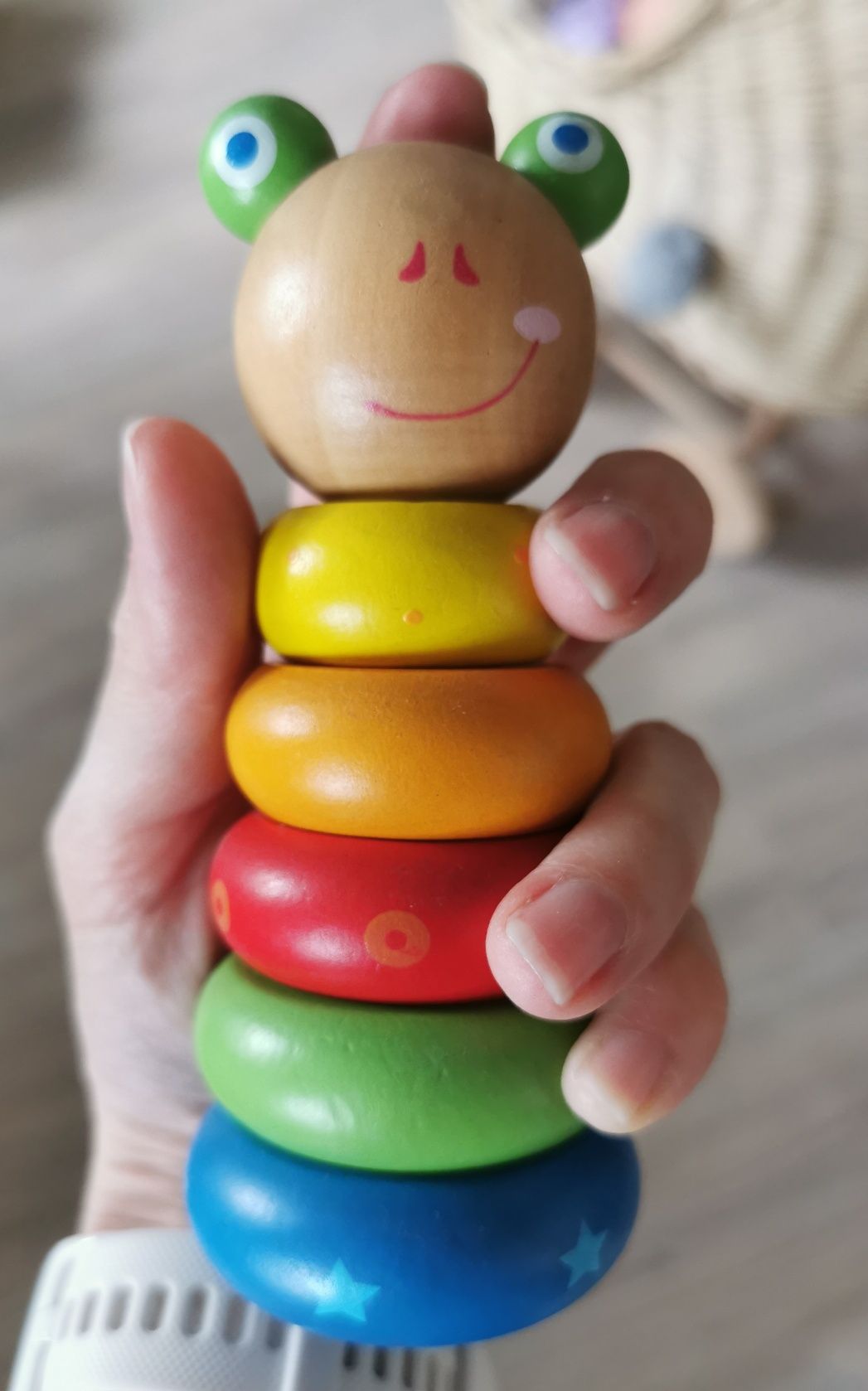 Sorter wieża zabawka drewniana