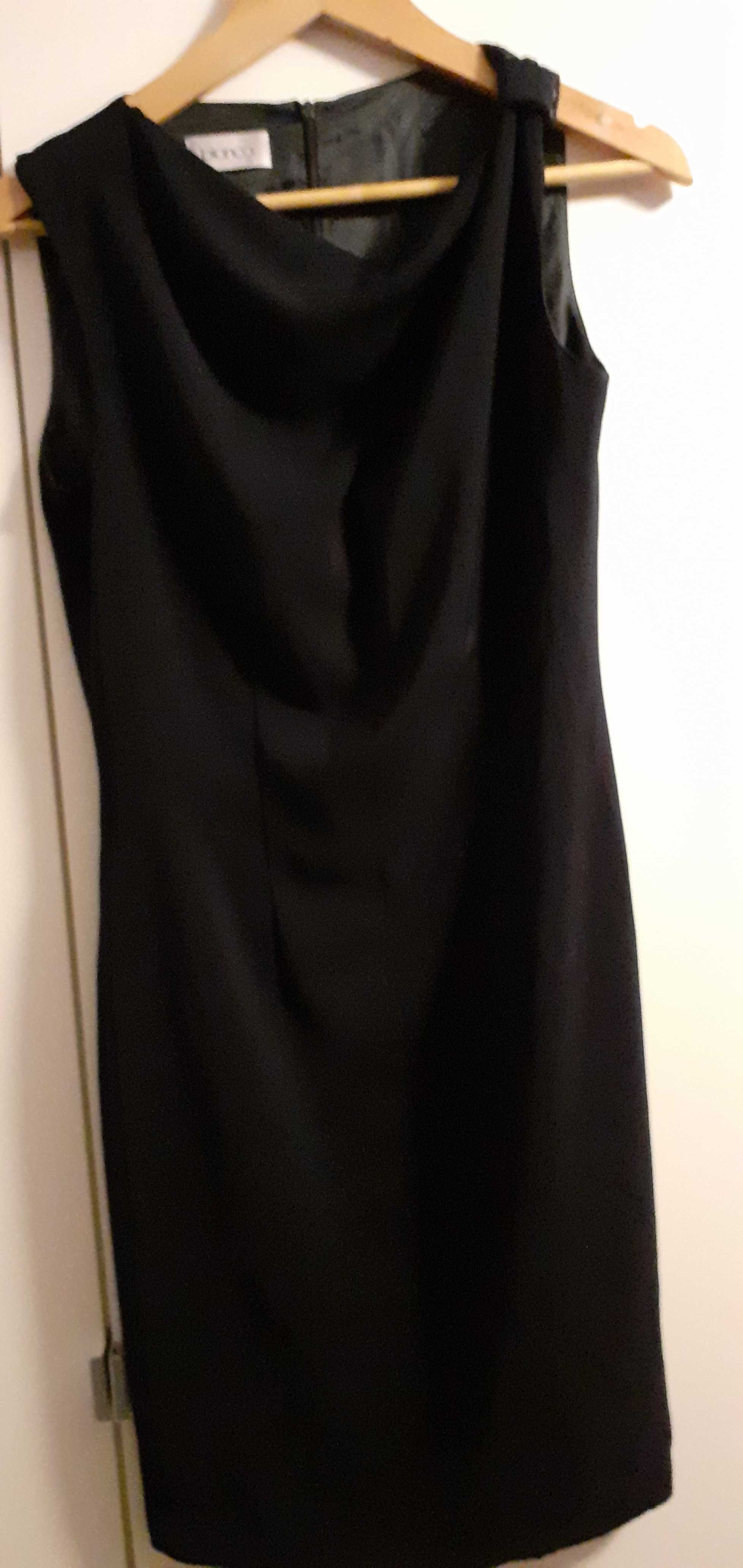 Sukienka granatowa,ołówkowa Bianca,rozmiar 34