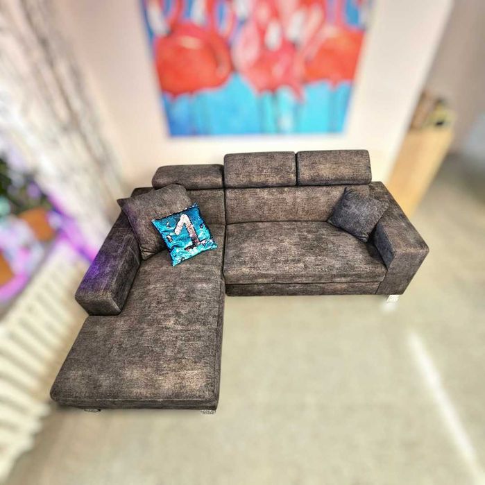 Narożnik rozkładana Kanapa Dekar 235cm Tkanina DELUX. Warszawa Bródno