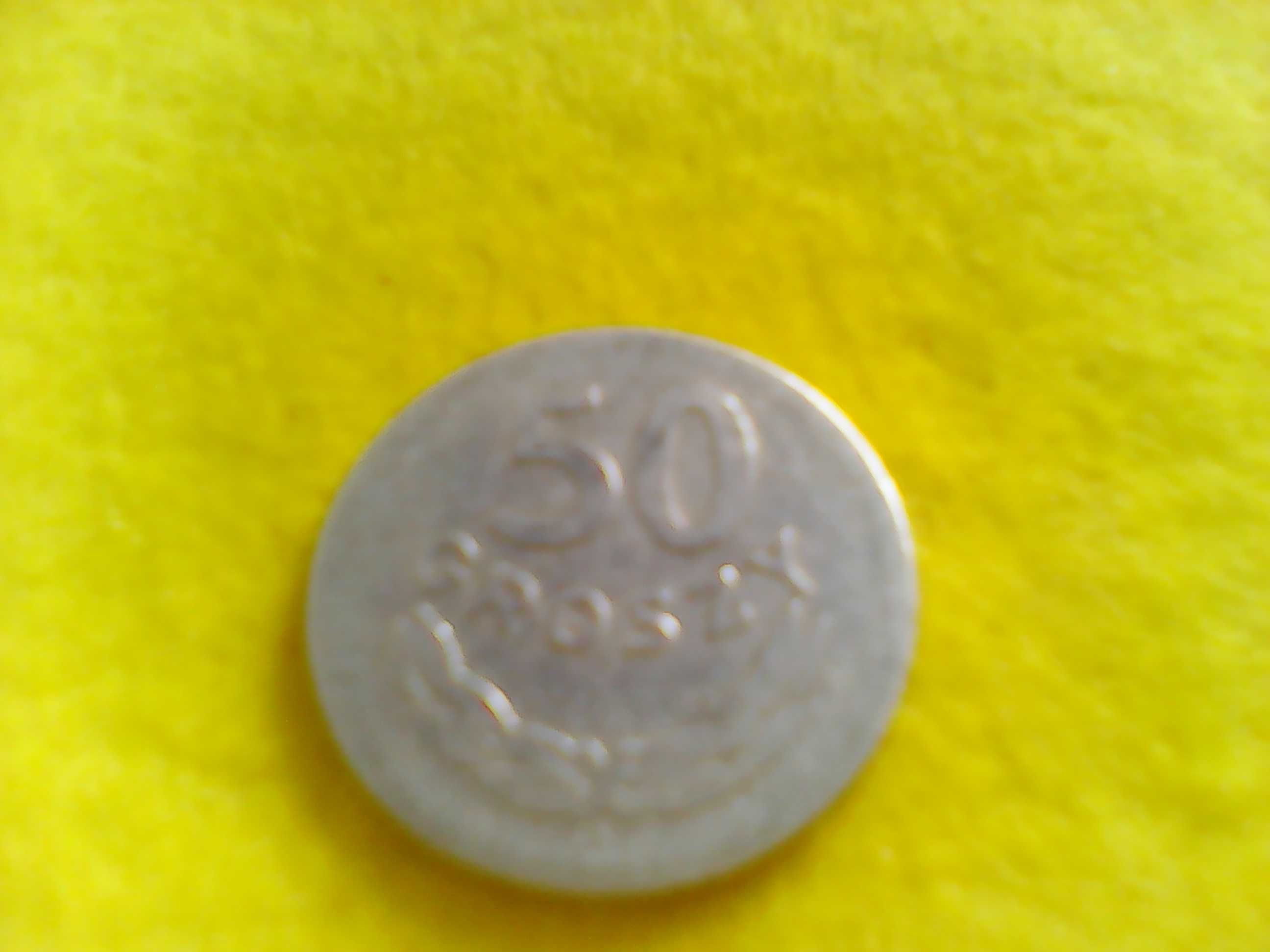 Sprzedam monete - O nominale - 50 gr. - Z 1957 r. - SUPER CENA !!!
