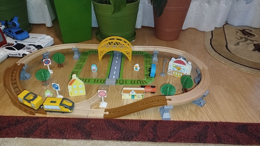 Kolejka drewniana Peppa