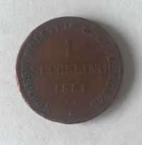 Sprzedam monetę 1 Sechsling 1851 TA CU