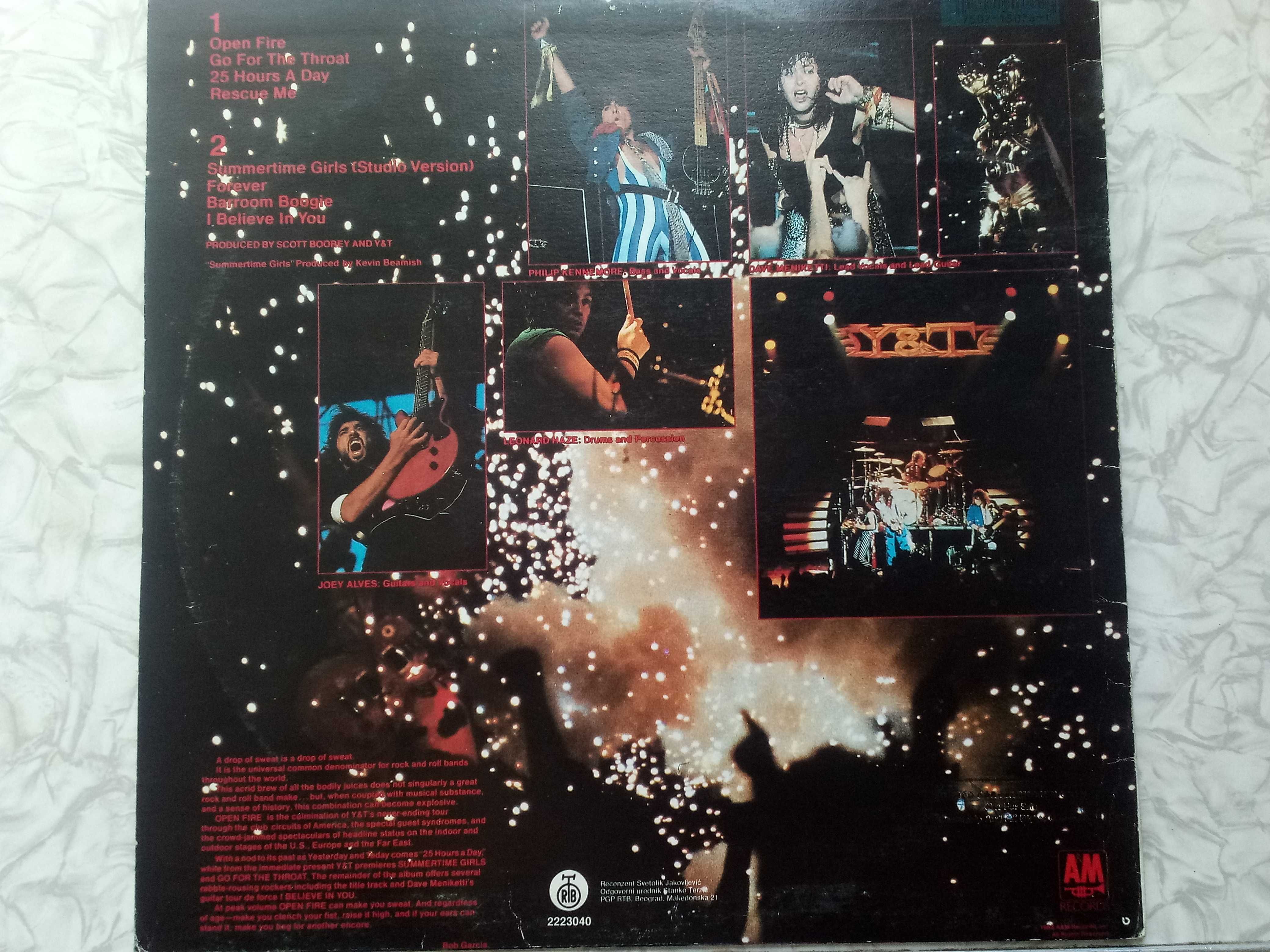 LP Y&T - Open Fire