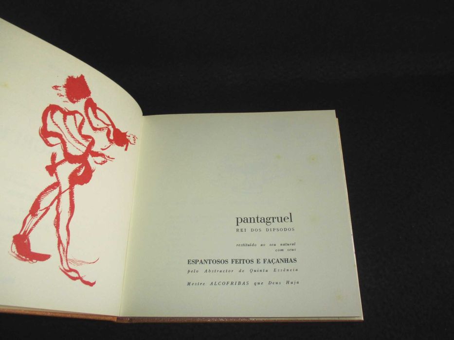 Livro Pantagruel Rabelais Ilustrações de Júlio Pomar