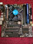 Płyta główna Gigabyte GA-B85M-D3H, i5-4690K i pamięci RAM 8 gb