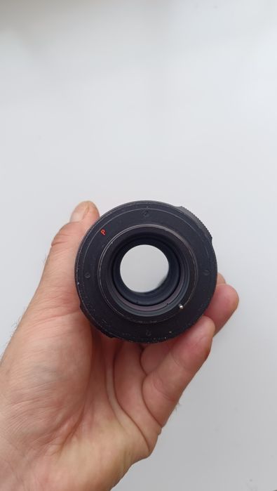 Lente M42 soligor 135mm F2.8 com adaptador para Canon EF sem fungos