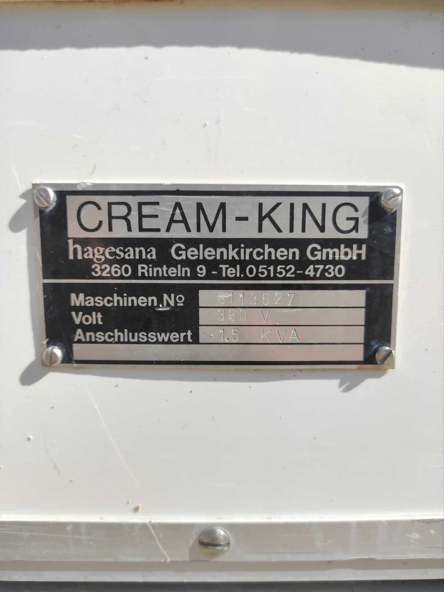 Maszyna do bitej śmietany CREAM-KING