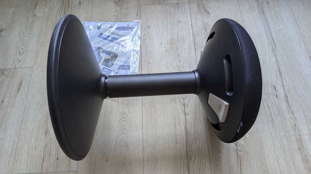 Backerz Ergonomiczny Stołek Taboret Z Regulacją Wysokości Czarny U408