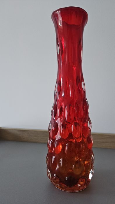 Wazon PRL szkło kolorowe