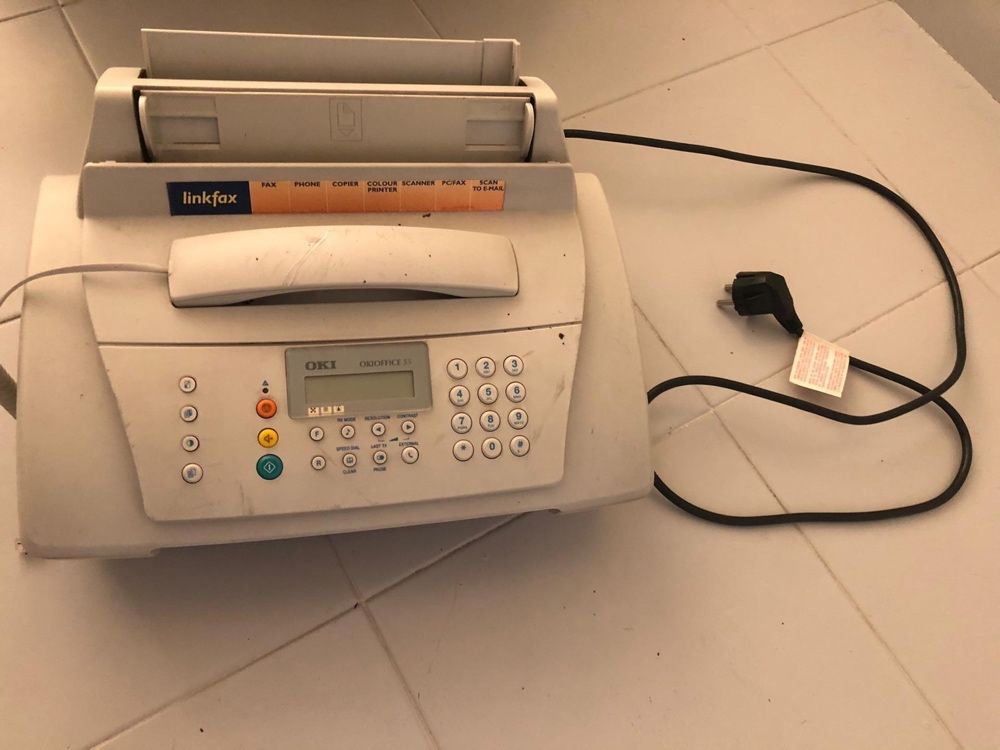 Fax com telefone bom estado da OKI