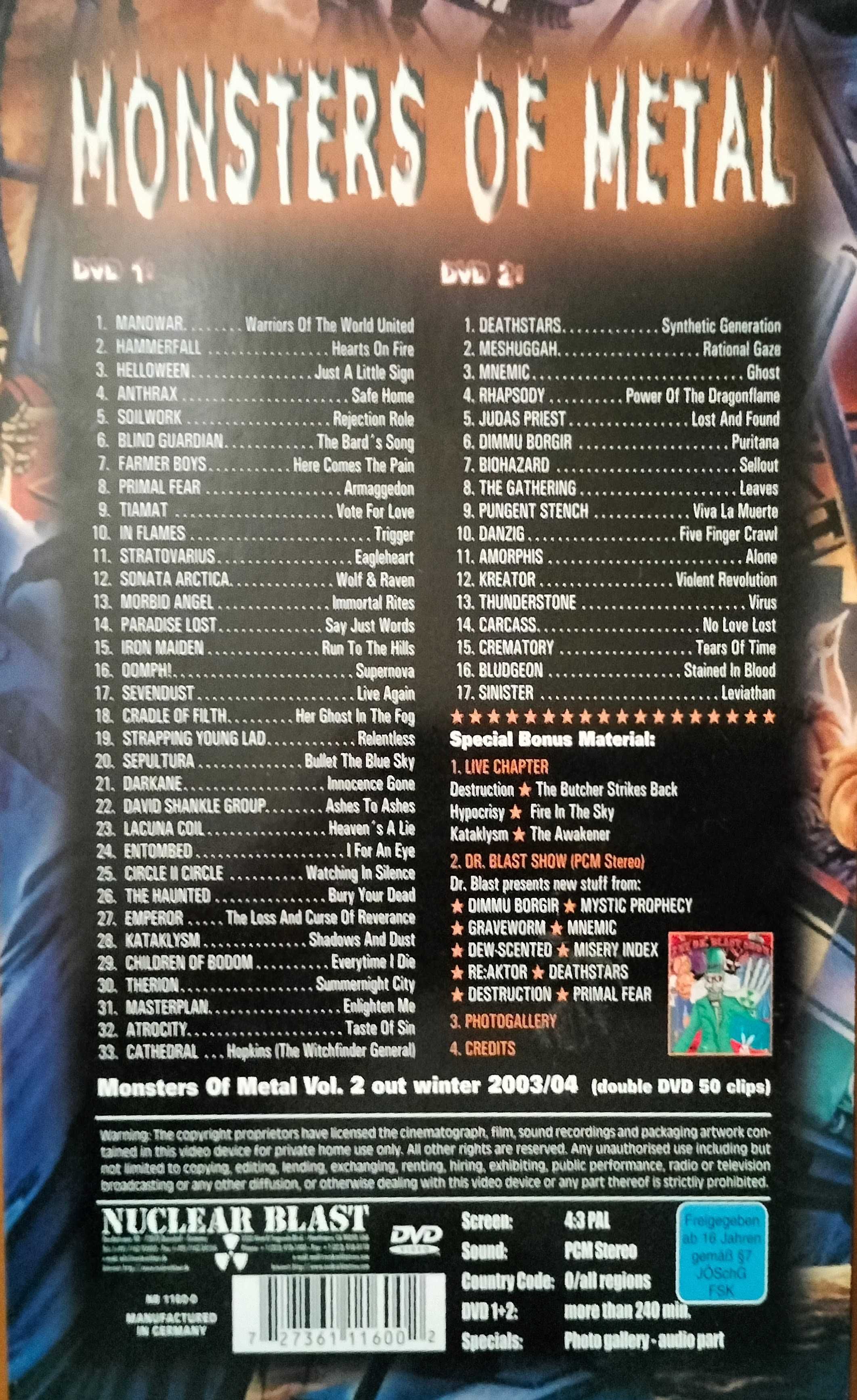 Monsters Of Metal Volume I