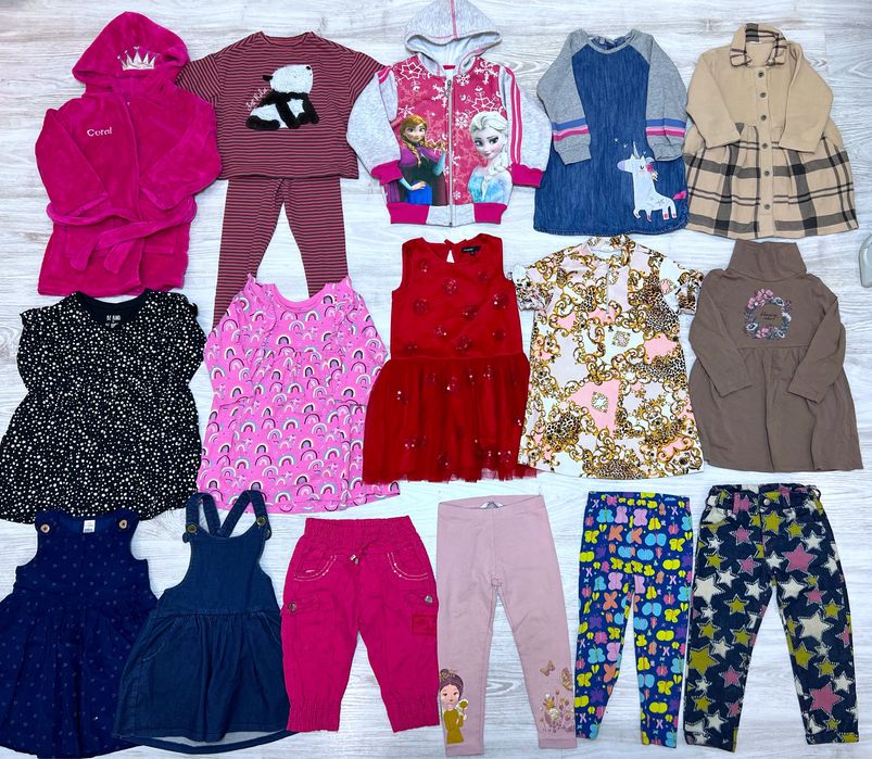 Пакет одягу для дівчинки. Лот 2-3 роки