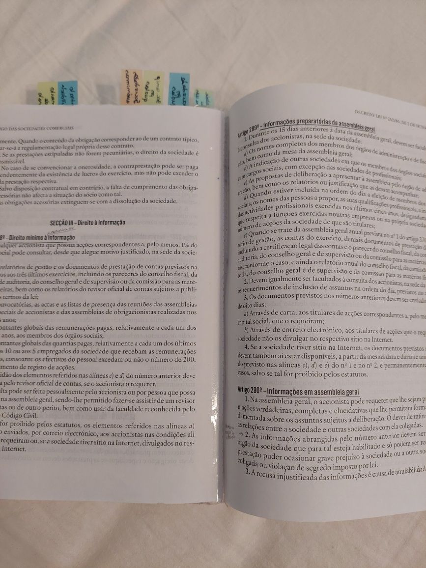 livro: Legislacao Comercial e das Sociedades Comerciais