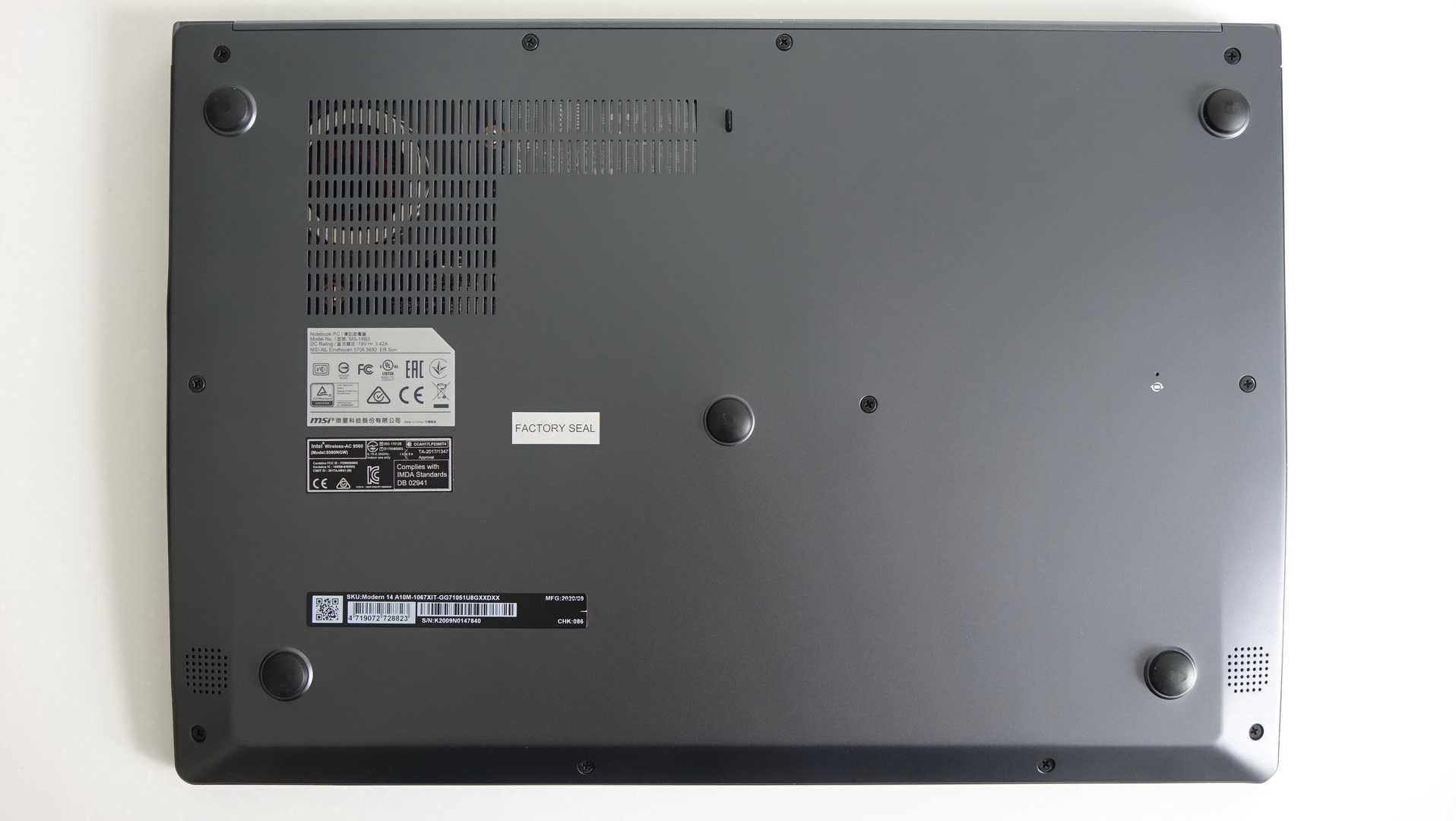 ИДЕАЛ msi modern 14 fhd ips i7-10510U 8GB 256GB ssd usb-c Win11
