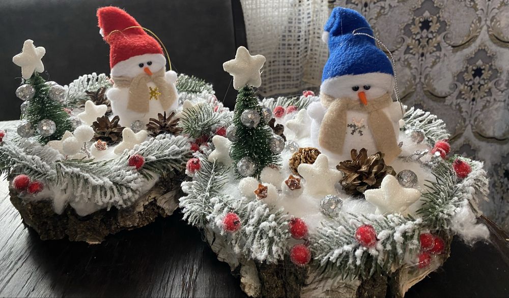 Новорічна композиція/декор/хендмейд.