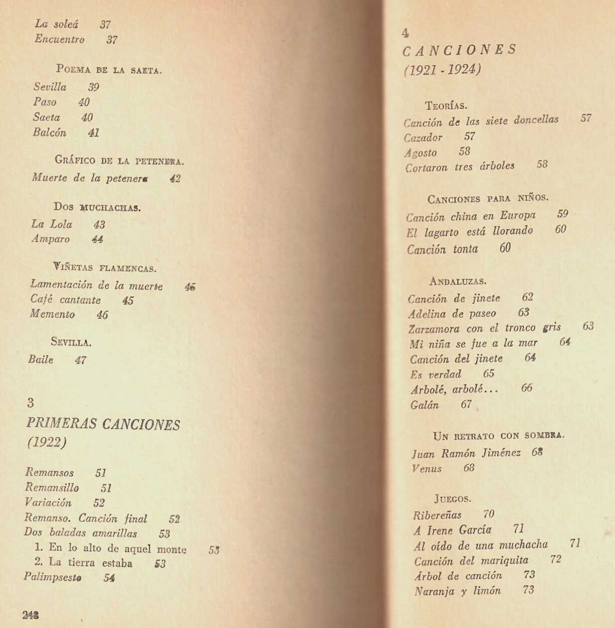 Federico Garcia Lorca «Antologia Poética» e «Lorca»