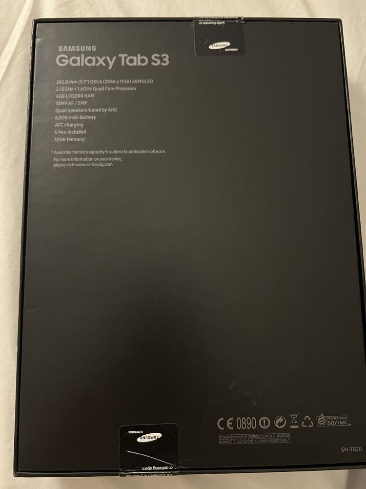Tablet SAMSUNG Galaxy S3 + capa + capa com teclado e Spen