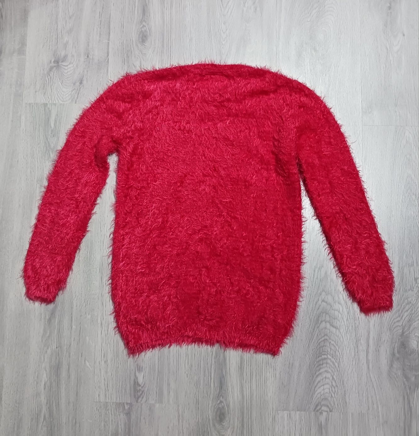 Świąteczny sweter z cekinowym reniferem rozm. 158 / Primark